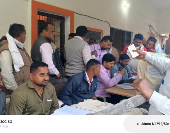जिला पंचायत सदस्य पद के लिए हुआ मतदान,15.33 % तक हुआ मतदान